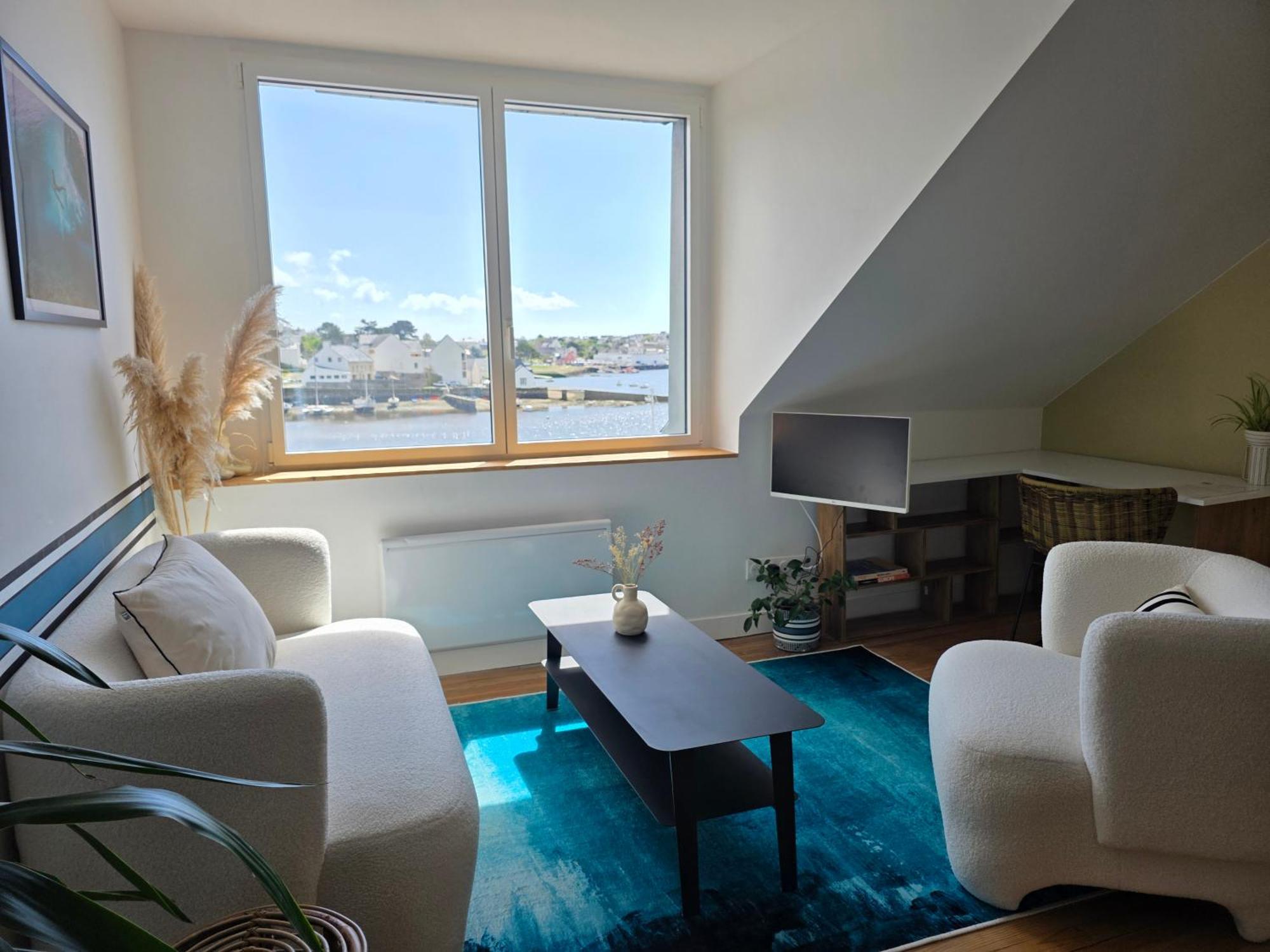 Anatoline Audierne Appart'Hotel Vue Mer - Sea & Harbor Stay Cameră foto