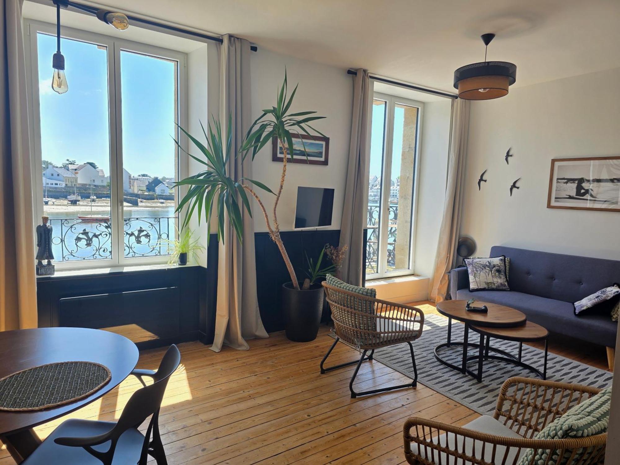 Anatoline Audierne Appart'Hotel Vue Mer - Sea & Harbor Stay Exterior foto